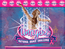 Tablet Screenshot of imaginedancechallenge.com